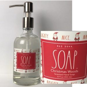 😍 NEW Rae Dunn Christmas Woods scented hand soap